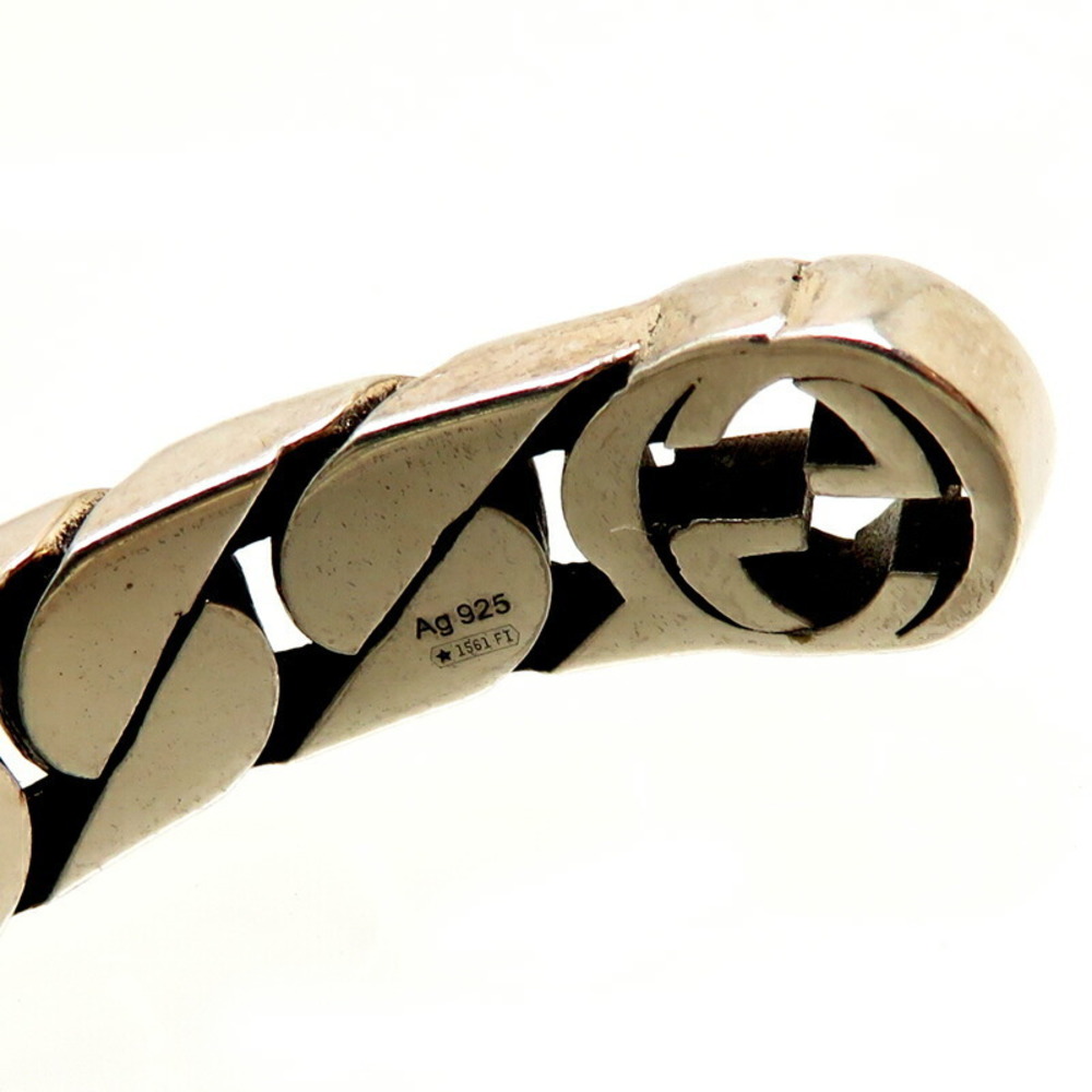 Gucci Interlocking Gg Bangle Silver - image 5